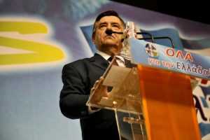 Speech of Chairman of L.A.O.S. Georgios Karatzaferis in the stadium of Peace and Friendship / ???????? ?????? ??? ???????? ??? ??.?.? ?.?.??????????? ??? ?????? ??????? ??? ??????