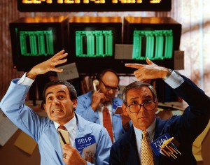 Stock Traders Trading Stocks and Securities