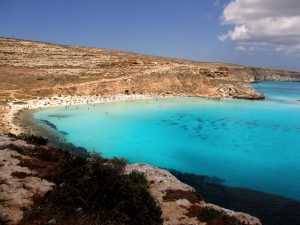 Rabbit Beach, Lampedusa, Ιταλία