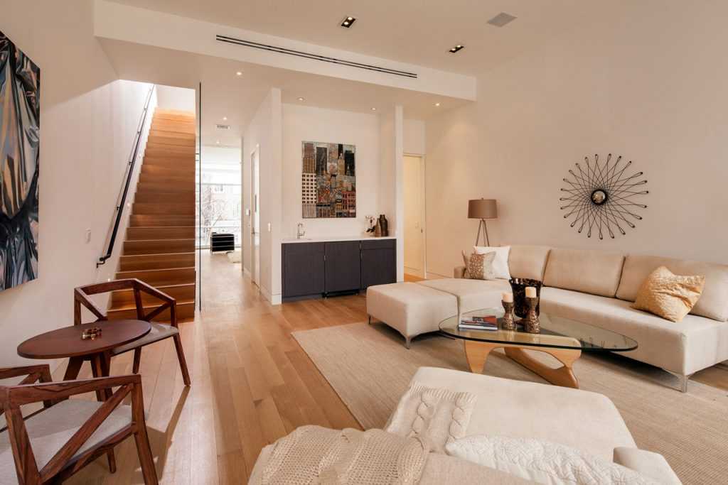 New-York-City-Townhouse-by-Turett-Architects-Living-room