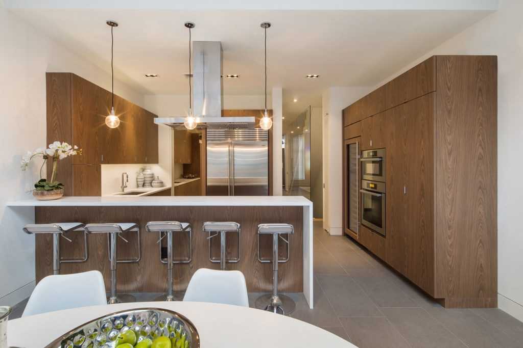New-York-City-Townhouse-by-Turett-Architects-Wood-Stylish-Kitchen