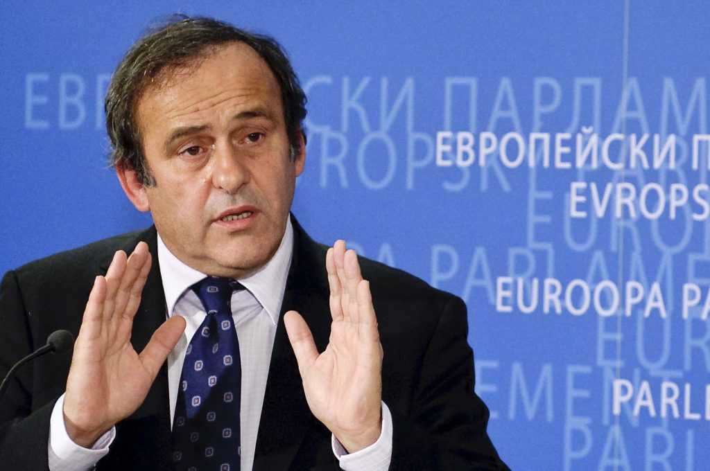 Platini visits EP president Jerzy Buzek