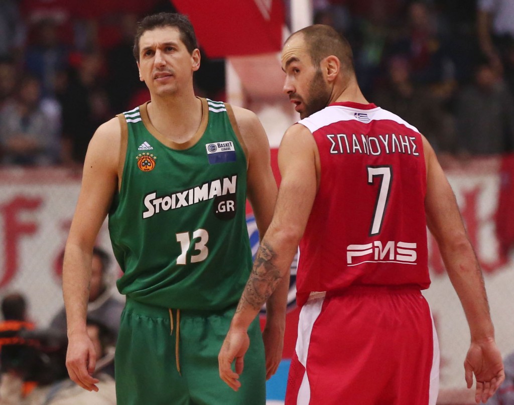 ÄÉÁÌÁÍÔÉÄÇÓ ÓÐÁÍÏÕËÇÓ  ÏËÕÌÐÉÁÊÏÓ - ÐÁÍÁÈÇÍÁÉÊÏÓ  DIAMANTIDIS SPANOULIS  OLYMPIAKOS - PANATHINAIKOS (BASKET LEAGUE 2014-2015)